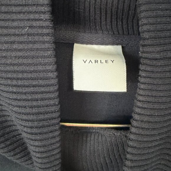 Varley Adelaine Black Pullover Mock Neck Sweatshirt Oversized Small fits Medium - Picture 6 of 7